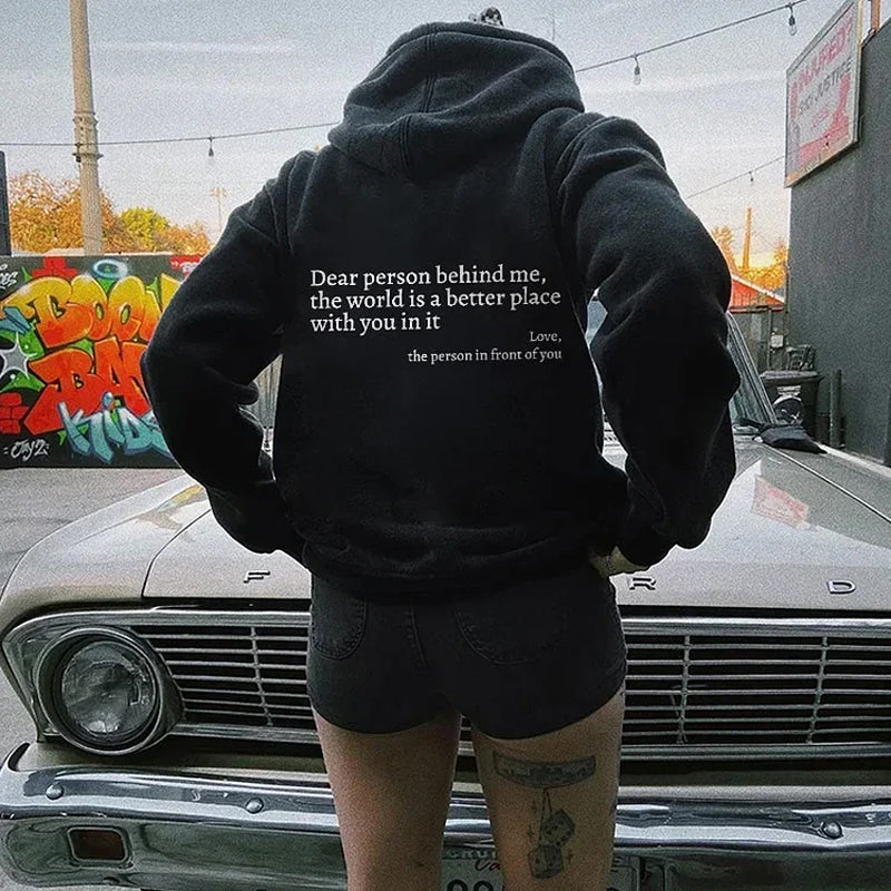 Lovidam™ 'Dear Person Behind Me' Hoodie