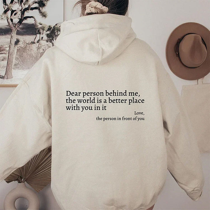 Lovidam™ 'Dear Person Behind Me' Hoodie