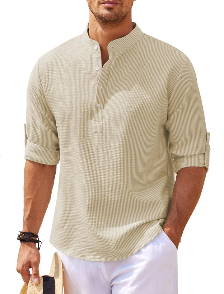 Liam's™ - Het Comfortabele en Stijlvolle Casual Langarmshirt