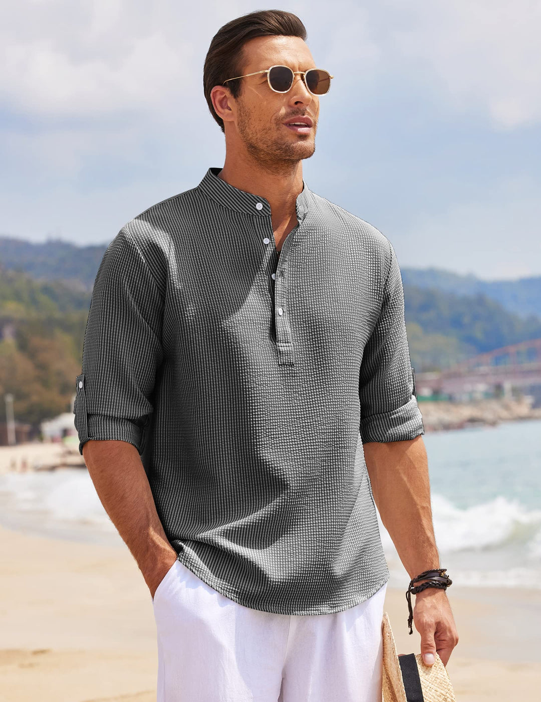 Liam's™ - Het Comfortabele en Stijlvolle Casual Langarmshirt