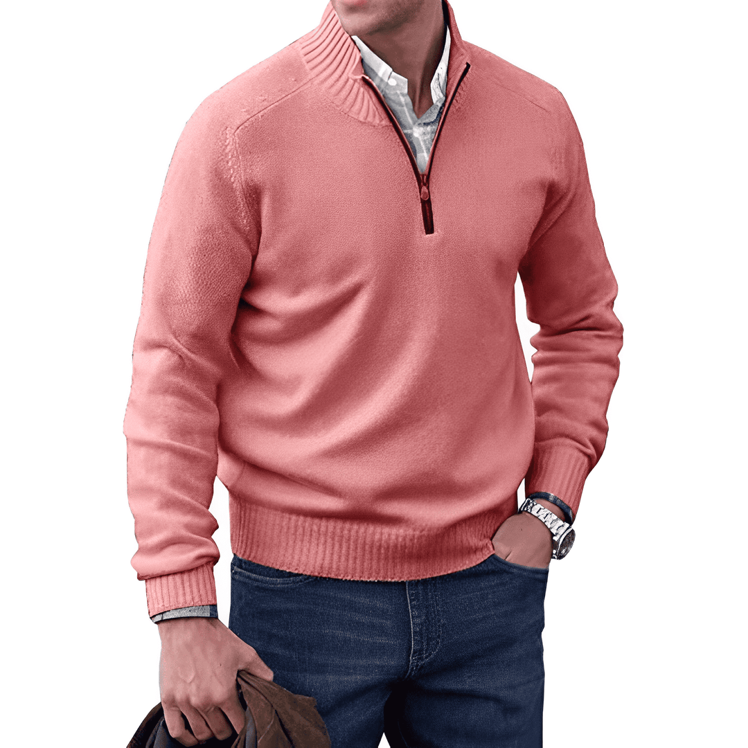 Jones™ - Elegante pullover met ritssluiting