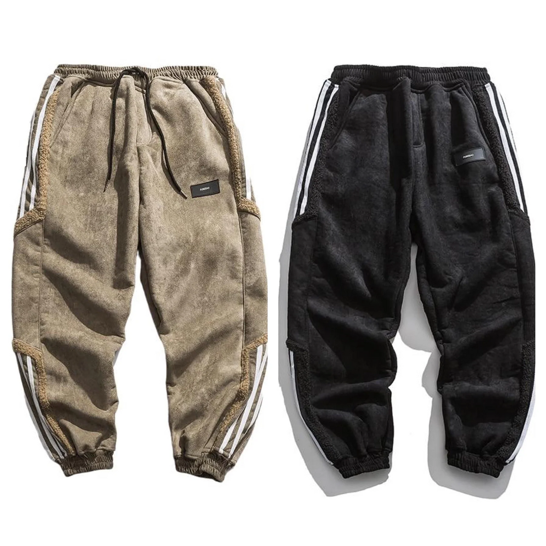 Alan™ - Urban Hype Sherpa jogger met bies