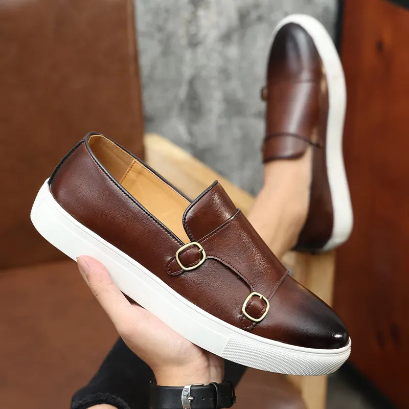 LIAM™ - NoirVerde Couture Loafer