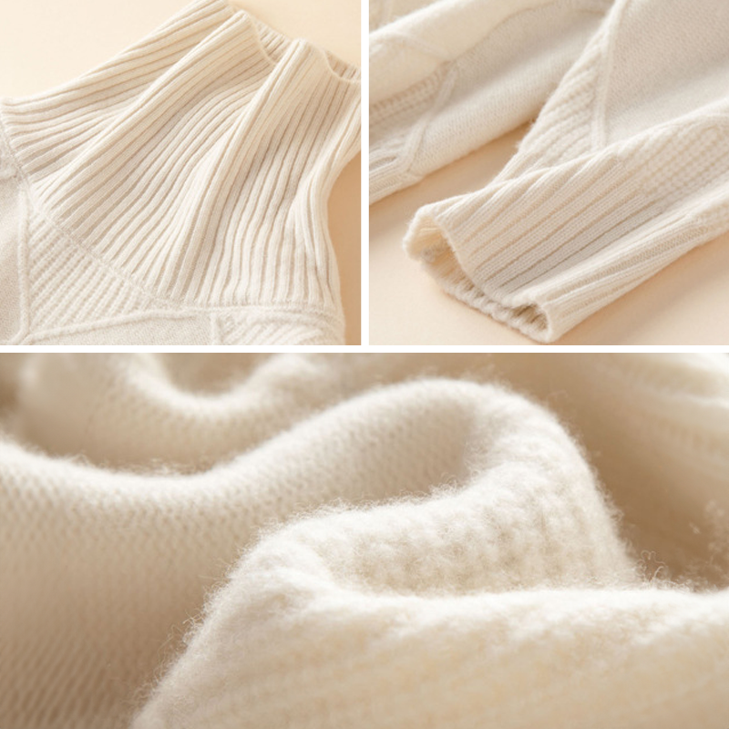 LAURA™ - Couture Merino Wol Coltrui